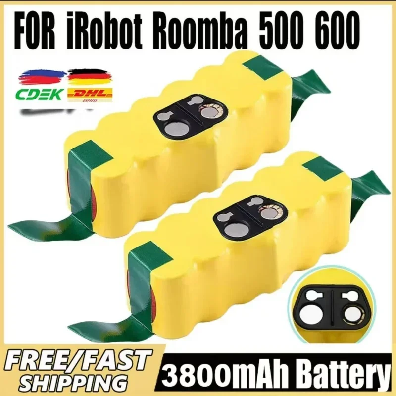 

Battery For iRobot Roomba500 14.4V 12800mAh Rechargeable Battery For Roomba Vacuum Cleaner Battery For iRobot Batteries