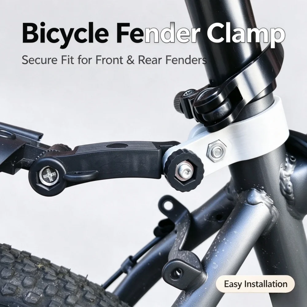Bicycle Fender Clip Original Car Damaged Bracket Replacement Parts Rear Wheel Mudguard Fixing Brackets Bike Repair Replacement