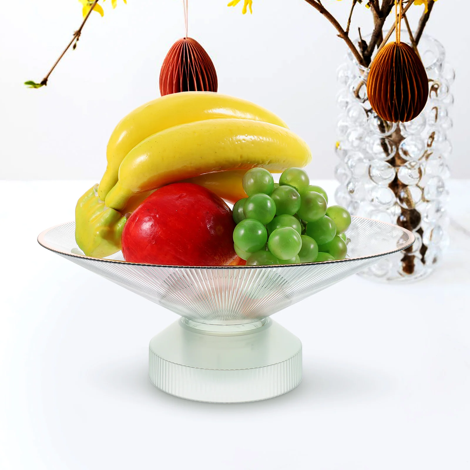 

Detachable Fruit Tray Snack Serving Holder Drain Board Decorative Plate Bathroom Toiletries Appetizer Dried Fruit Bowl