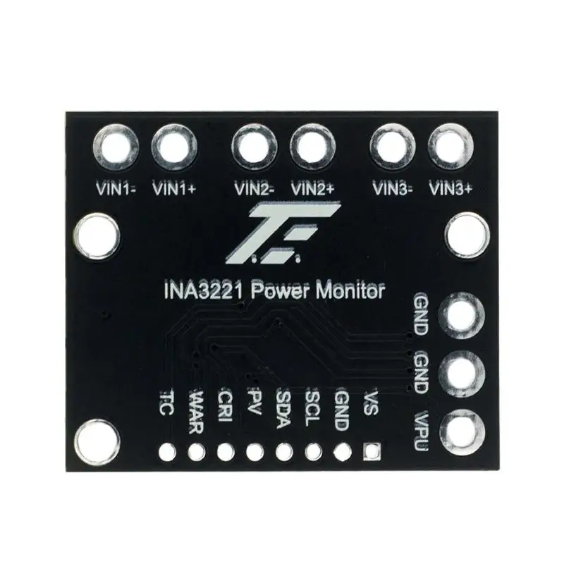 INA3221 Triple-Channel Module, High-Side Measurement, Shunt and Bus Voltage Monitor with I 2C- and SMBUS-Compatible Interface