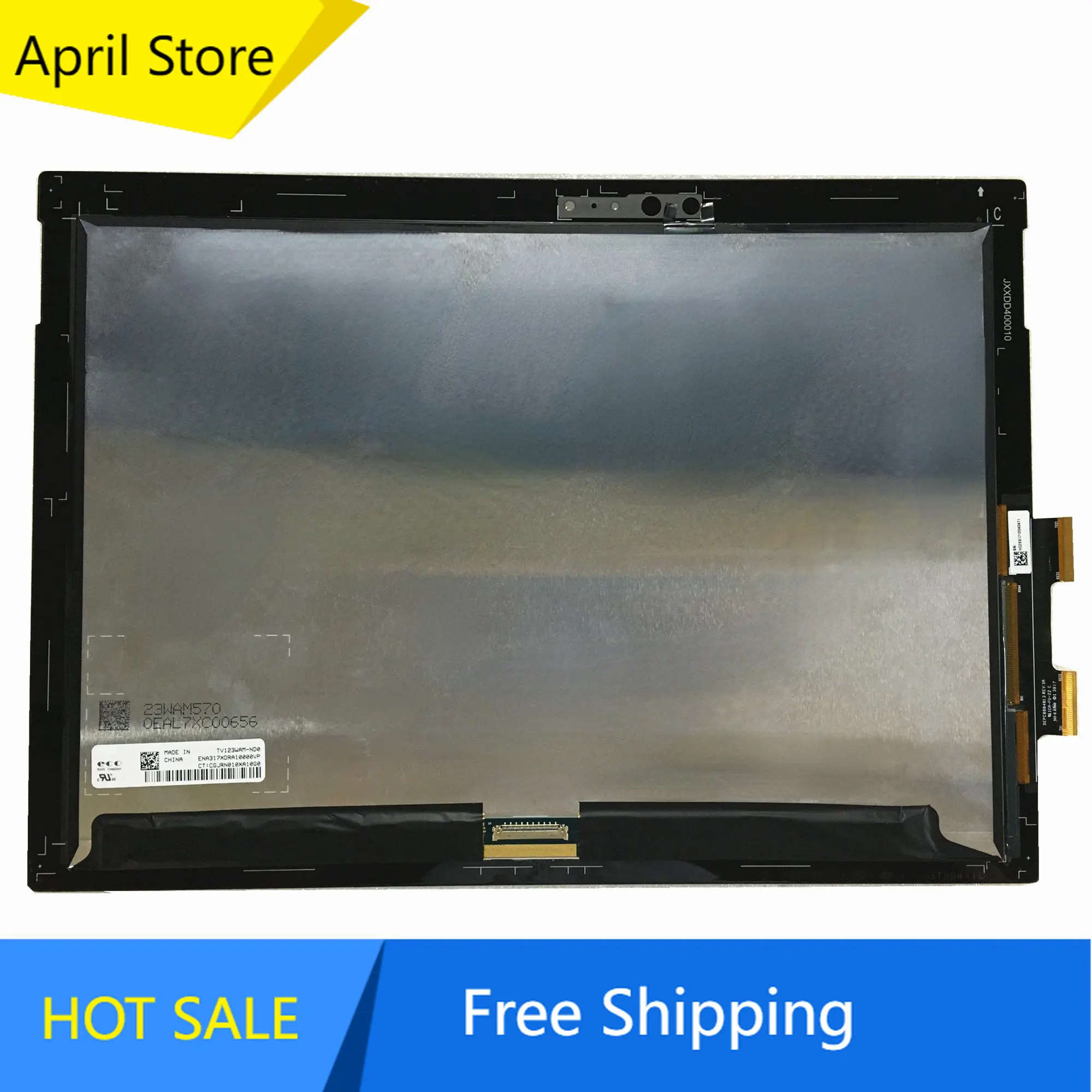 

12.3''Lcd Assembly for HP Envy X2 Lcd Screen TV123WAM-ND0 with Touch Digitizer matrix 1920*1280 EDP 40pins