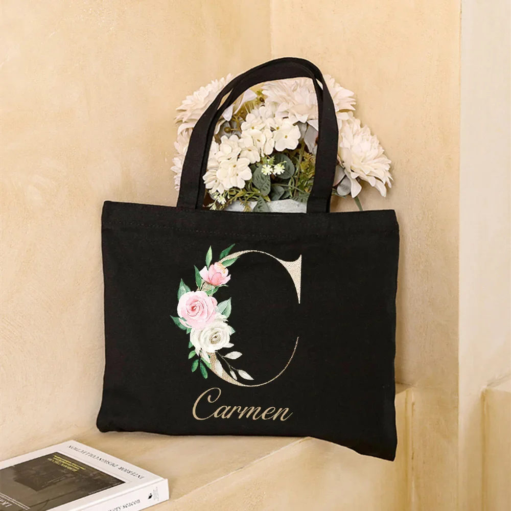 Bolso de mano personalizado para dama de honor, bolso con inicial con nombre, bolso para despedida de soltera, bolso de hombro para boda, regalo