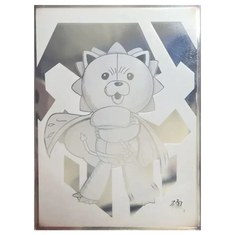 Anime BLEACH Rare PR AG Metal Game Collectible Cards Zaraki Kenpachi Kurosaki Ichigo Rukia Aizen Toys for boys Birthday Present