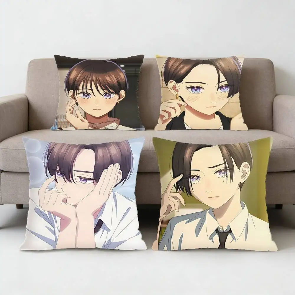 In the Clear Moonlit Dusk Yoi Takiguchi Pillow Case Sofa Living Room for Bedroom Cushion Square Cushion Nap Time