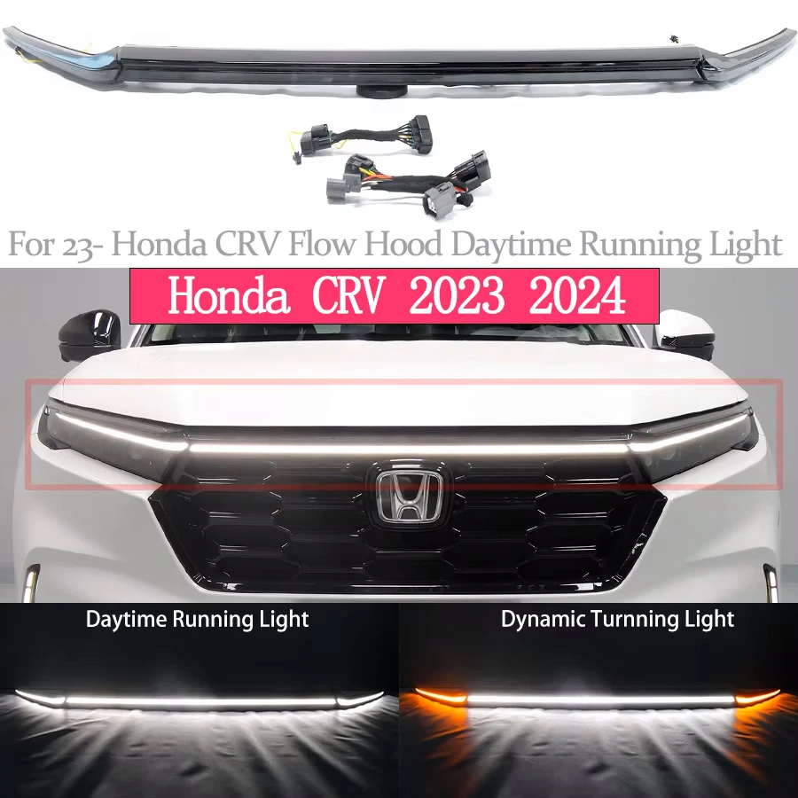 

Plug and Play для Honda CRV CR-V 2023 2024, решетка дневного света, светодиодный DRL Fpg, задний задний фонарь, светодиодный фонарь заднего бампера