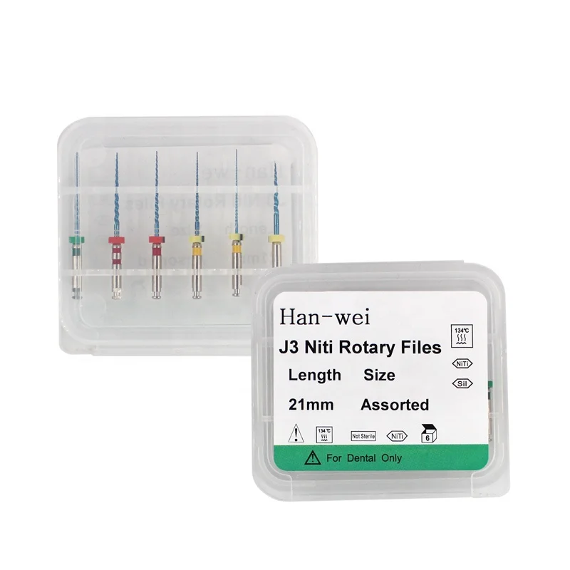 NITI Heat activation files treatment Multiple taperJ3 Rotary files for dentistry tools