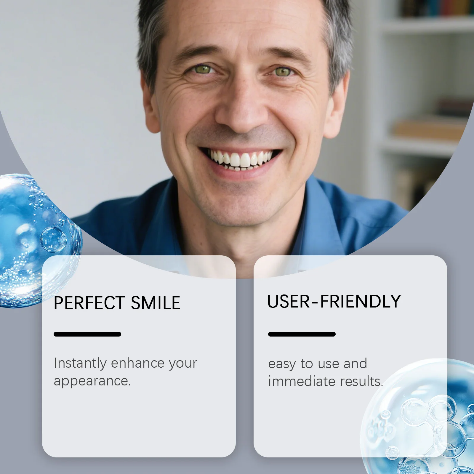 義歯装飾セット - 口腔と歯の毎日の装飾、義歯に快適なフィット感、自然な笑顔を実現