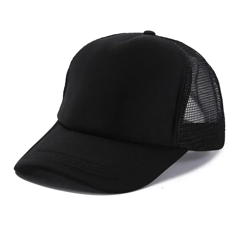 1PC Customized Printed Logo Unisex Cap Casual Plain Baseball Cap Adjustable Snapback Hats Hip Hop Trucker Cap