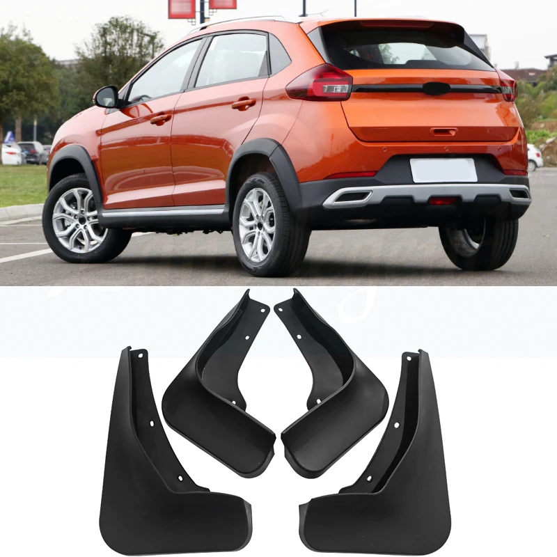 Car Mudguard For Chery Tiggo 2 Pro/3X Plus 2020 2021 2022 Mud Flaps Mudguards Splash Guards Fender Mudflaps 4Pcs Accessorie