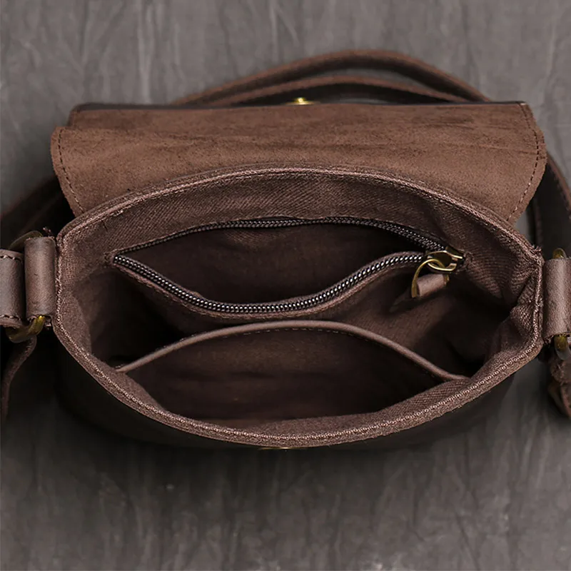 Sac à bandoulière en cuir véritable pour hommes, sacoche de bonne qualité pour voyage facile, sac à épaule pour tablette