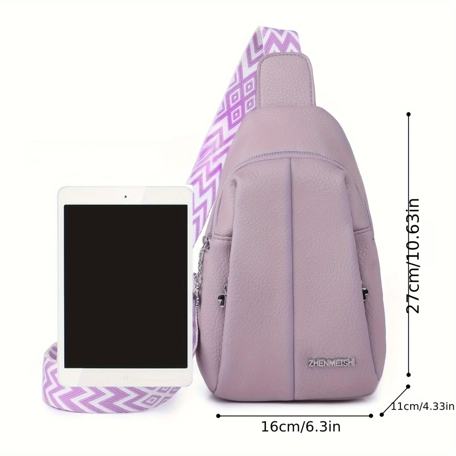 

Retro Wide Strap Sling Bag, Fanny Pack Faux Leather Small Backpack, Crossbody Chest Bags Travel Purse Leg bag for women Belt