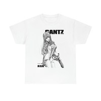 Japanese Anime Gantz T-Shirt Manga Graphic Printed Summer Fashion Crew Neck Short Sleeve Men Women Large Size Streetwear T shirt