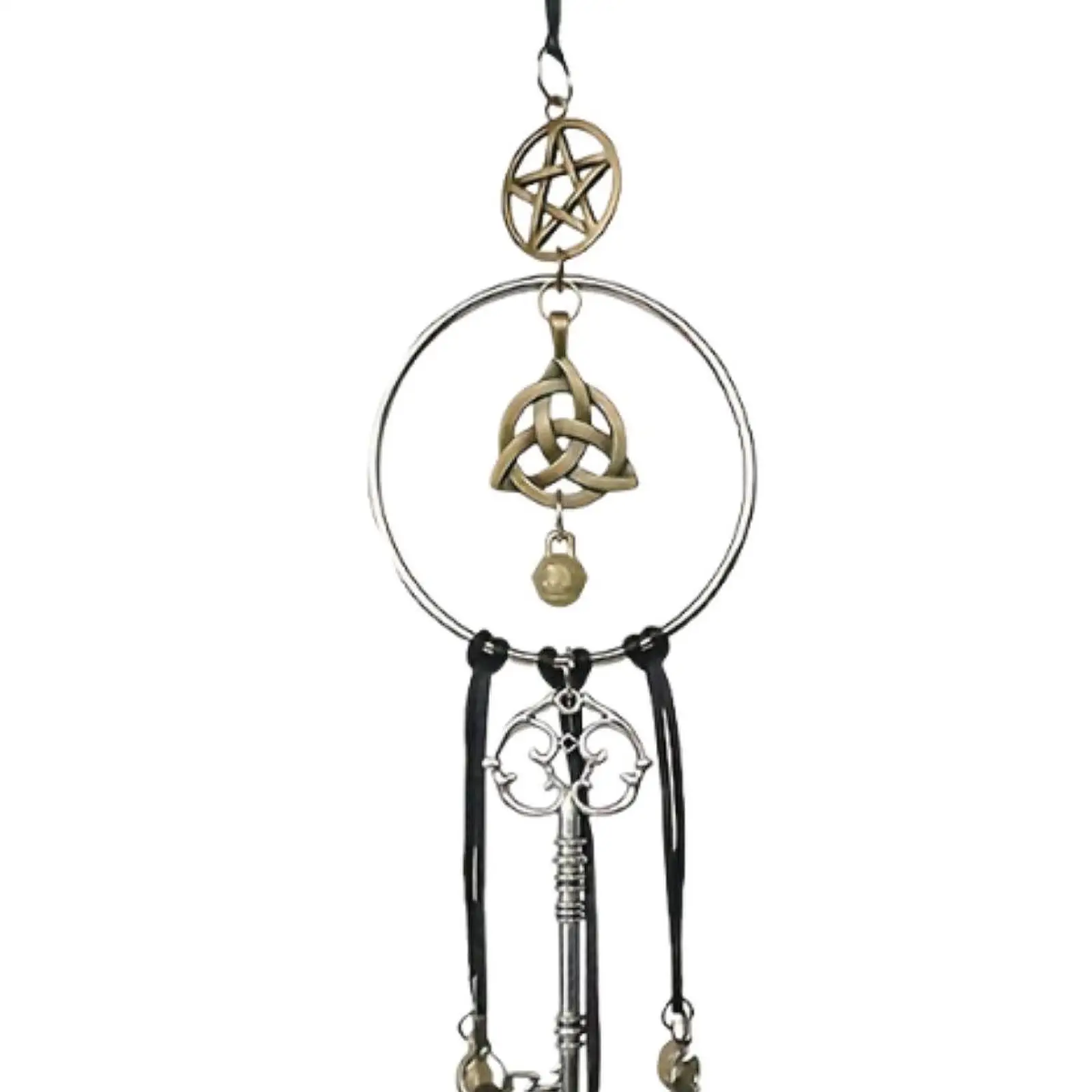 Wind Chimes Bells Hanging Door Knob Bell Boho Chic Home Decor DIY Window Hanger for Witchy Vibes