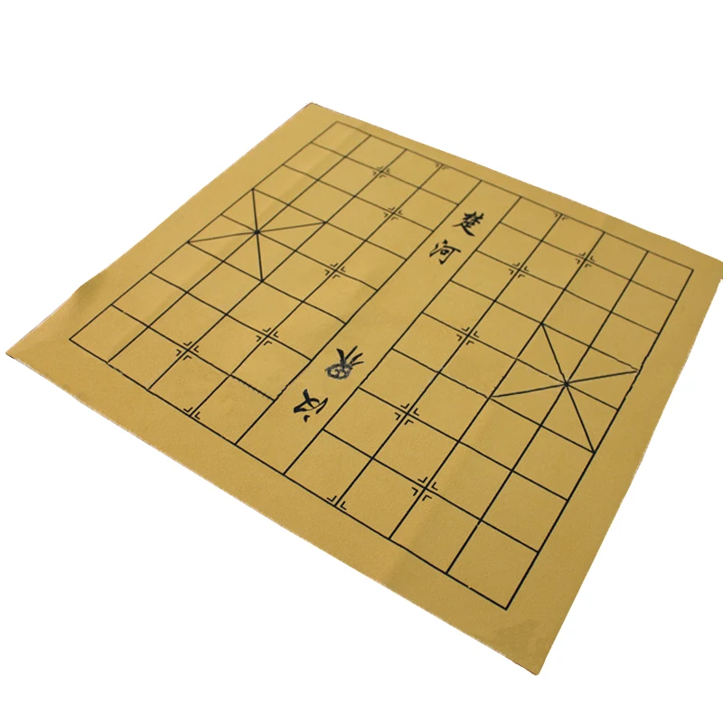 Weiqi Chess Board 19 Line International Standard Chinese Chess Game Go Game Chessboard Synthetic Leather One Side 44x48cm