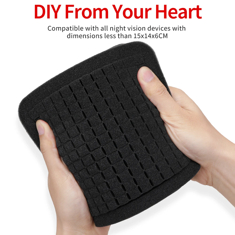 Waterproof Protective Box with Customizable Pluck Foam Interior For Pard NV007/NV007SP Henbaker NV710S/NV700S Sytong HT-66/HT-77 - Image 5