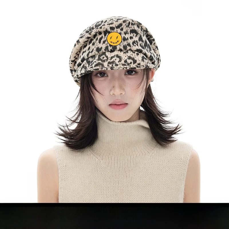 dfemhoves-cappello-da-giornalista-con-stampa-leopardata-in-stile-retro-berretto-alla-moda-da-donna-cappello-da-artista-cappello-con-visiera-corta-cappello-rotondo-in-cotone-per-giovani
