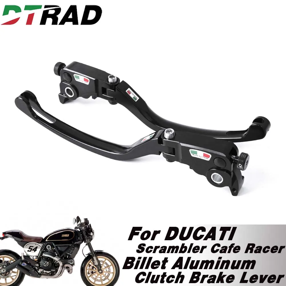 

Для DUCATI Scrambler Cafe Racer 2019-2020 мотоциклетная тормозная муфта, регулируемый рычаг RCS с ЧПУ, складные левые ручки RCS, аксессуары
