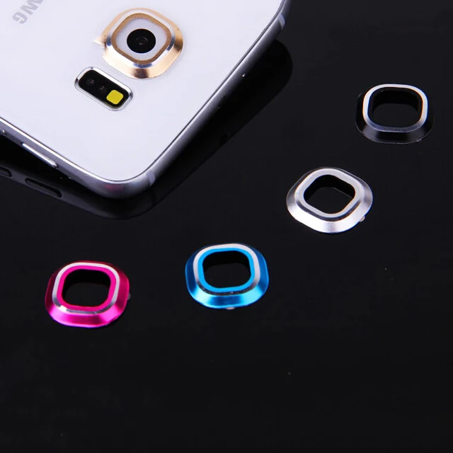 TOP quality Rear Camera Lens Metal Protective Ring Guard UBMSA Cover Protector for Samsung Galaxy S6/S6 Edge Lens Protection NEW