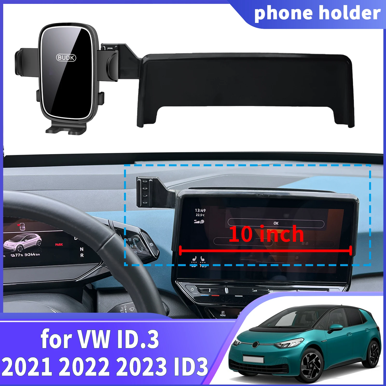 

fit for VW ID.3 2021 2022 2023 ID3 ​​Navigation Phone Holder Mount Customized Car accessoires