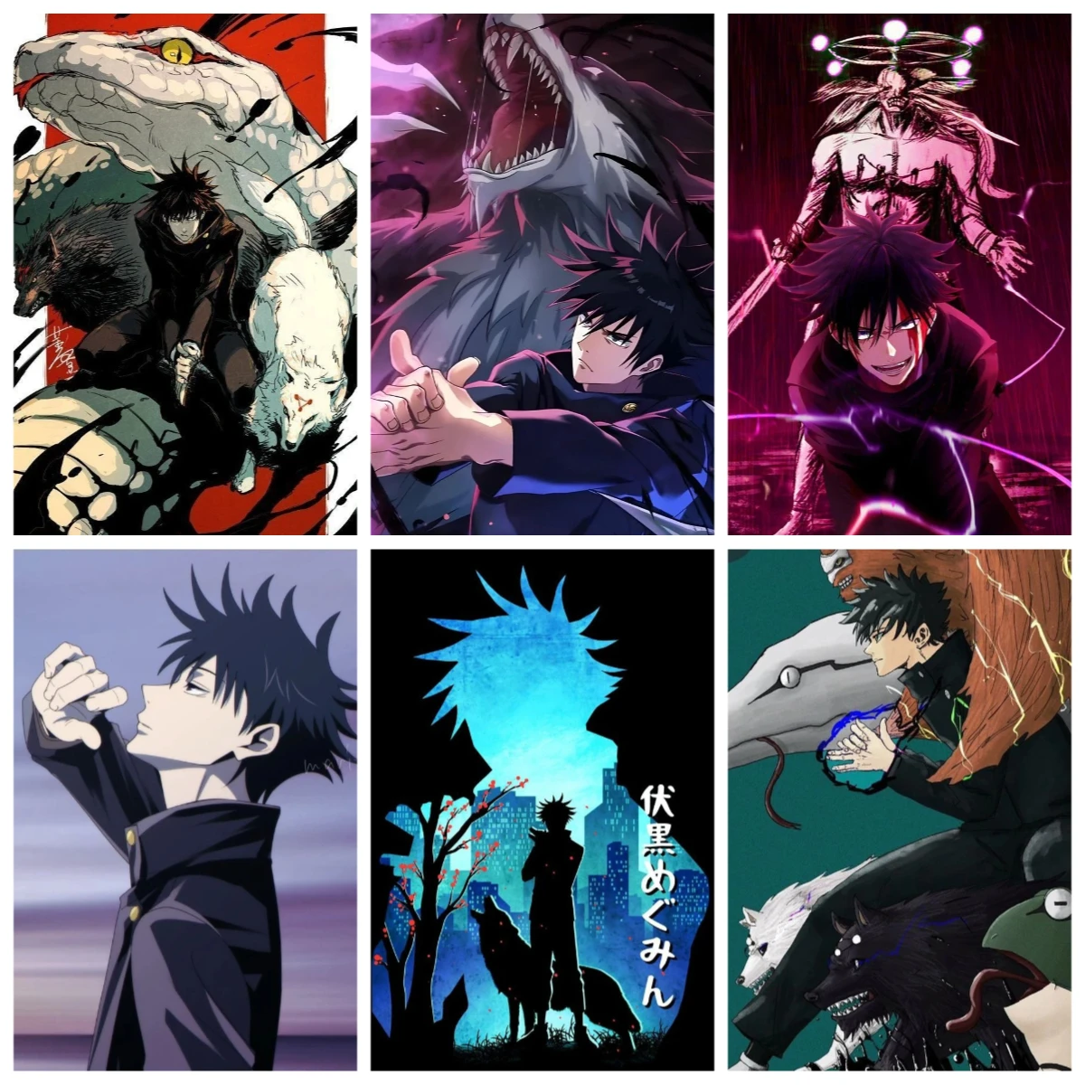 

Пазл для взрослых 500/1000 деталей, Jujutsu Kaisen Fushiguro Megumi, бумажный пазл, декоративная картина, упражнение для развития мышления