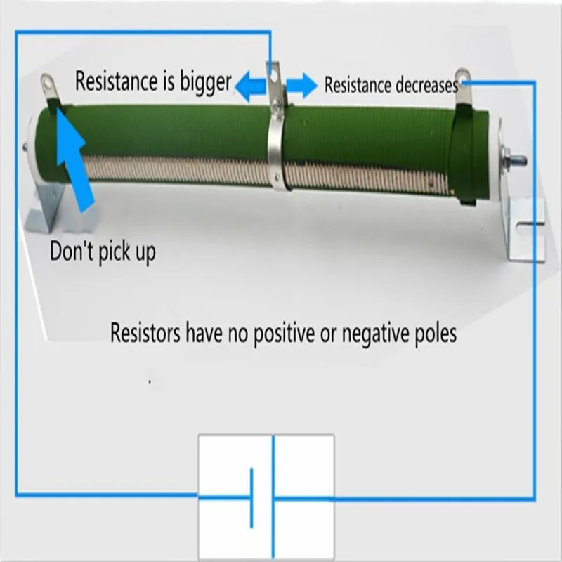 Ceramic Tubular Adjustable Resistor Rheostat 50W 100W 200W 300W  500W 1000W 2000W 3000W 5/10/20/30/40/50/100/150/200/500/1k Ohm