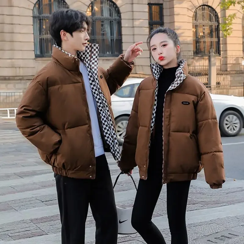 الوقوف طوق بلون سترة رجل معطف الشتاء القصير للرجال الجدة في الملابس الجمالية الرخيصة تقدم عروض خمر جديدة دافئة على #6