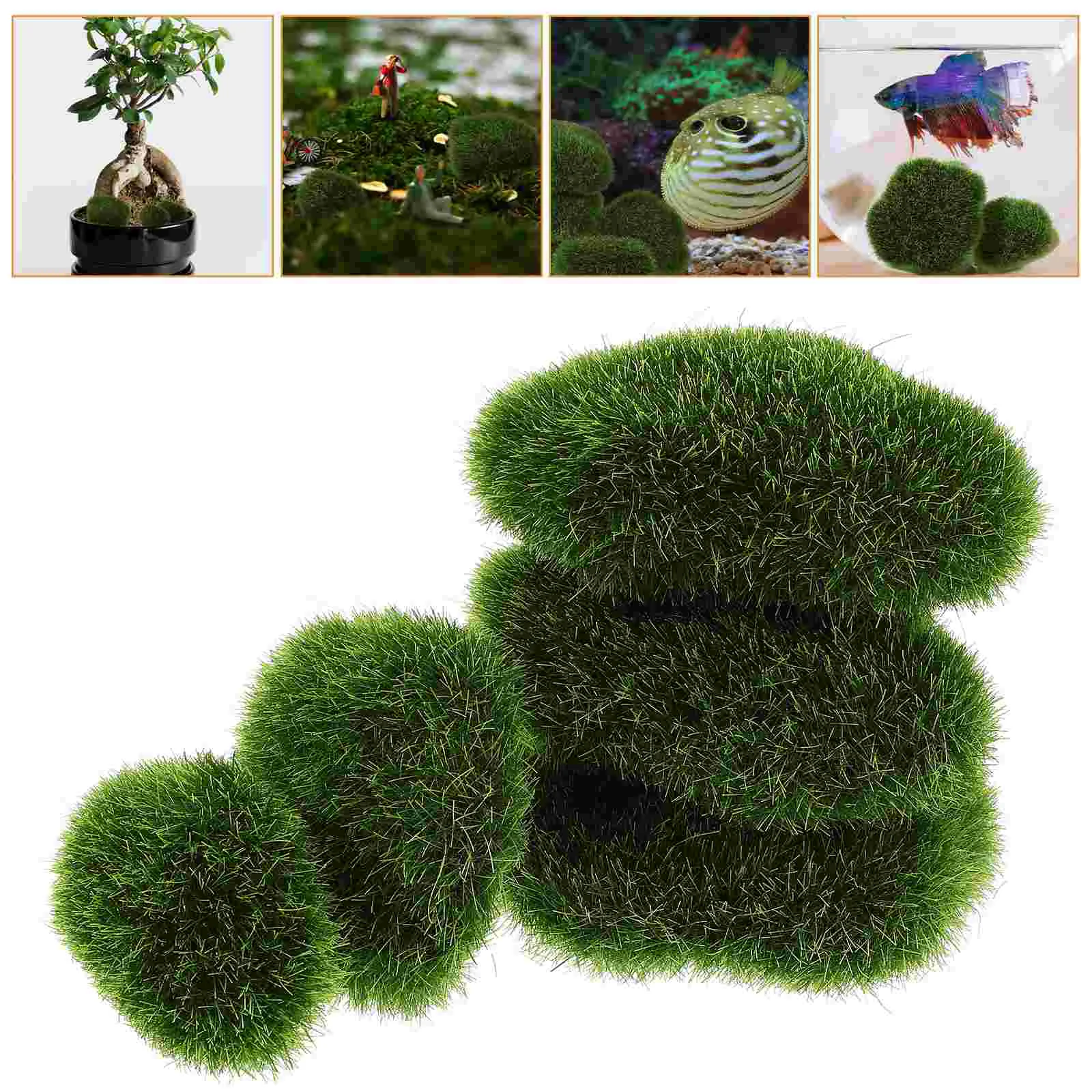 

Plant Wall Decoration Artificial Moss Stones Simulated False For Garden Decorative Fake Micro Landscape Rocks