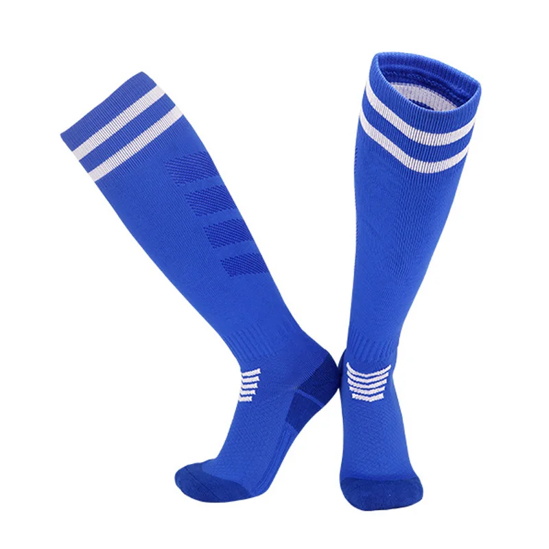 Adult Youth Kids Professional Soccer Socks Towel Bottom Breathable Knee High Training Long Stocking Sports Sock Extra Size