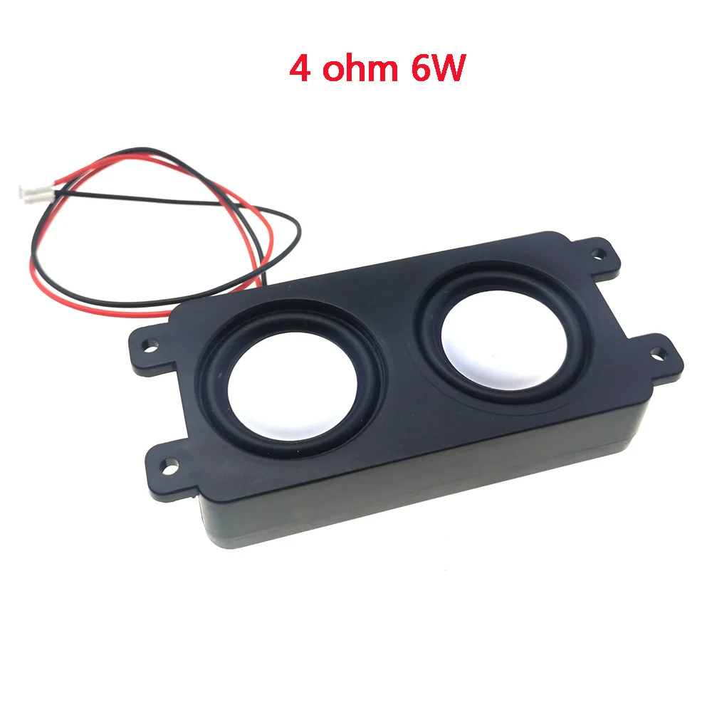 Audio Portable Speakers LED TV Speaker 4 ohm 3w 4 ohm 6w Double Diaphragm Bass Computer Speaker DIY For Home Theater