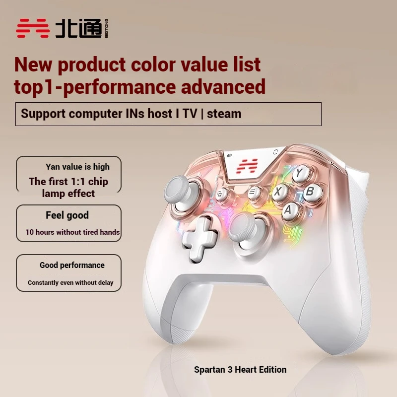 

Betop Spartan 3 Gamepad Controller Original Wireless2.4g Bluetooth Game Controller Mechanical Handle Support Switch Team Pc Tv