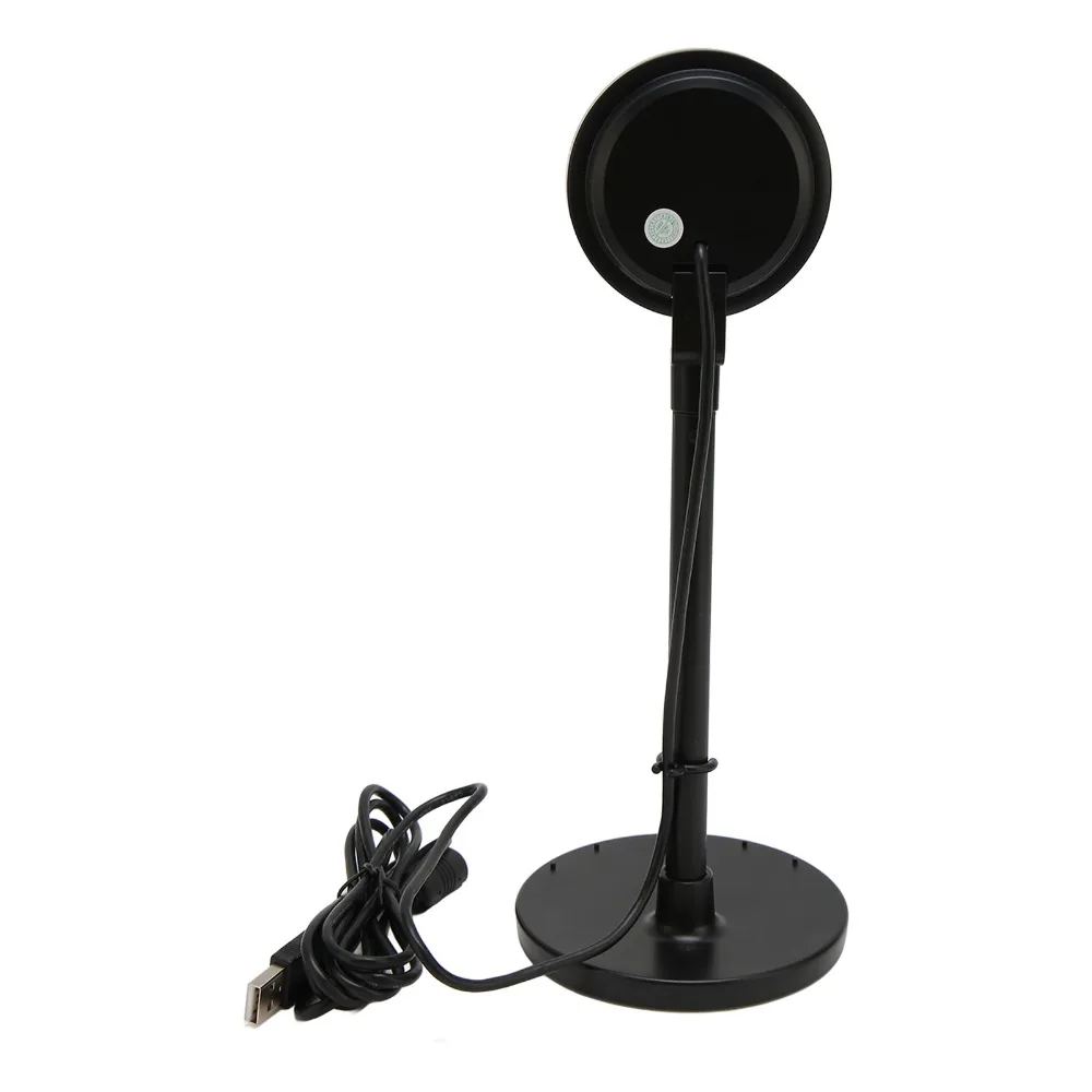 1080P HD Webcam with Fill Light & Phone Holder 3 Adjustable Light Modes Built In Microphone Autofocus Webcam Retractable Pole