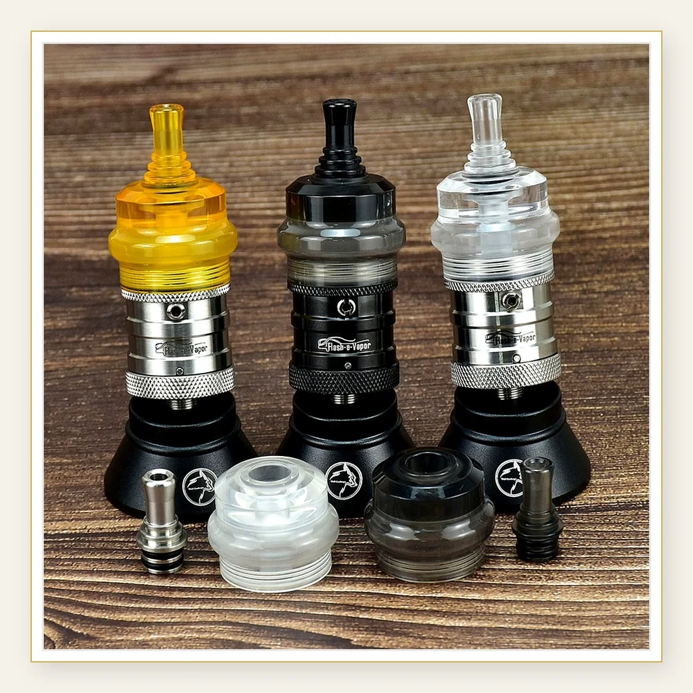 Wolfcool Vape Bell Cap Drip Tip for Kayfun X RTA - 3ml PEI PC Compatible with Flash e-Vapor V4.5 Series