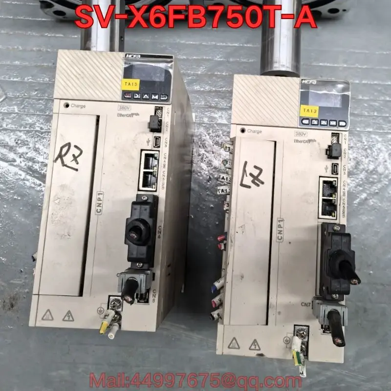 Second-hand SV-X6FB750T-A servo drive function test is normal Latest prices for August 2026