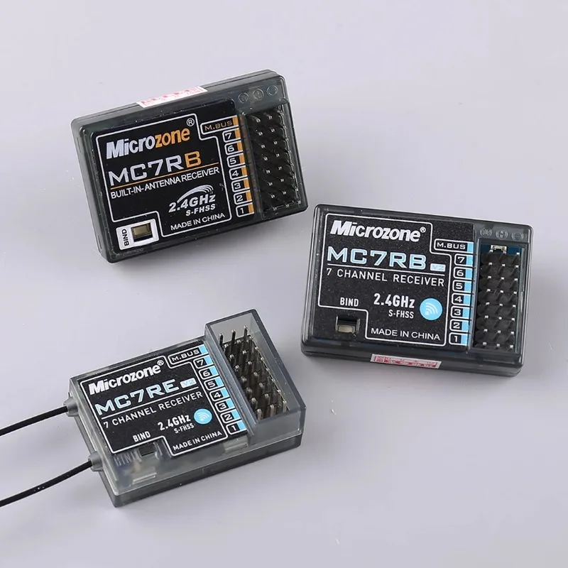 MC E6R-E Microzone Series Remote Control Receiver with Self Stabilizing MC8REv2 Mini SBUS Receiver MC7RE,MC9002