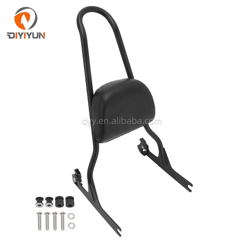 

Intelligent Library High Quality Motorcycle Black Rear Passenger Backrest Sissy Bar Fit For Harley Fatboy FXST FXSTB FXSTS 2006