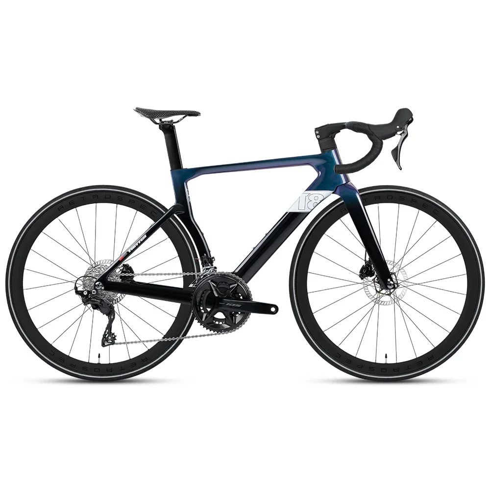 2025 TWITTER New T8 105 Kit R7120-2*12S Internal Cable Routing R7070 Oil Disc Brake bicycle Aerodynamic Carbon Fiber Road Bike