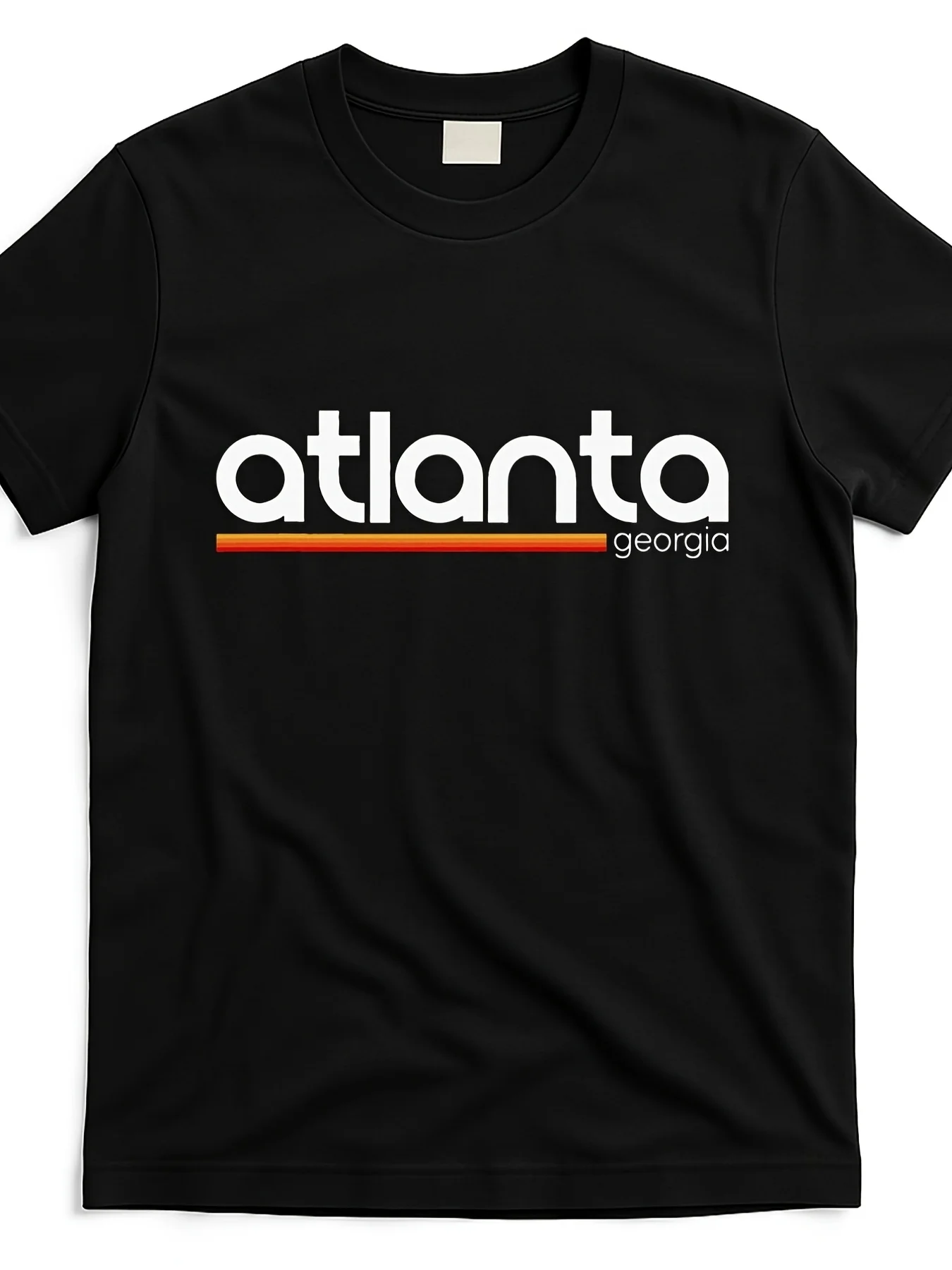 Atlanta Georgia Souvenir Vintage Georgia Atlanta T Shirt Ags1459177 At Black Product Image Same Style For Men And Women 2026 Sum