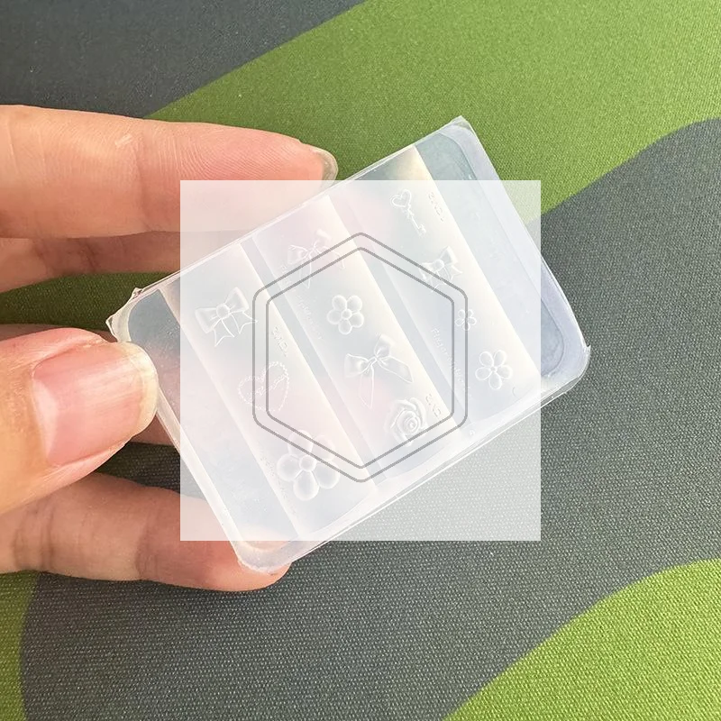 Resin Art Templates Free - Portable Reusable Silicone Nail Mold 3D