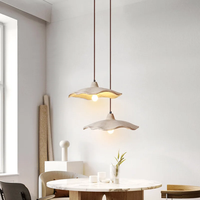 Wabi Sabi Wind Restaurant Bar Chandelier Bedroom Bedside Light Creative Personality Art Modeling Chinese Zen Tea Room Lighting