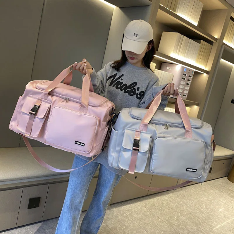 

Вместительная спортивная сумка-дафл, водонепроницаемая сумка для спортзала для женщин, для плавания, путешествий, фитнеса, наплечная сумка-тоут для занятий спортом на открытом воздухе