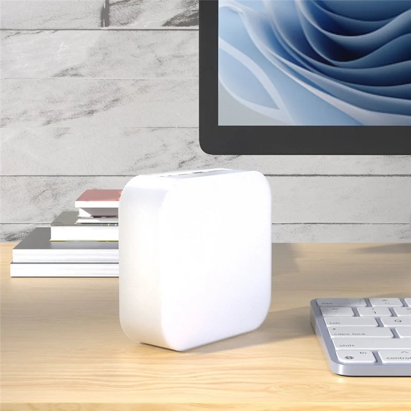 Para 2024 Mac Mini M4/M4 Pro Funda protectora de silicona Ajuste preciso, cubierta a prueba de polvo y caídas para una mayor durabilidad B