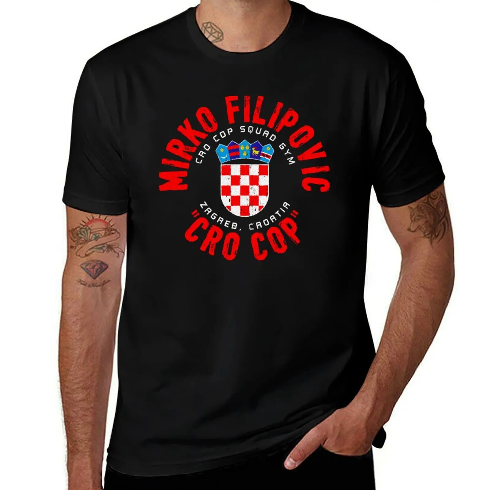 

Mirko Cro Cop Filipovic T-Shirt Casual Trendy Short Sleeve T-Shirt