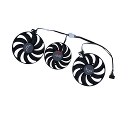 3 pièces/ensemble, FDC10H12D9-C, foulant carte refroidisseur ventilateur, pour ASUS TUF3 RX 5700 XT OC 8G EVO GAMING,pour ASUS TUF3 RX 5600 XT 5600XT OC 6G EVO GAMING