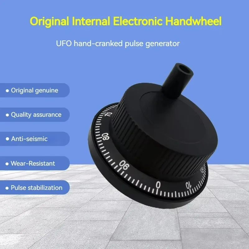 60mm Diameter Plastic Solid Original Inner UFO-0025-2H Hand Pulse Generator Electronic Hand Wheel UFO-M2-001-2D-B
