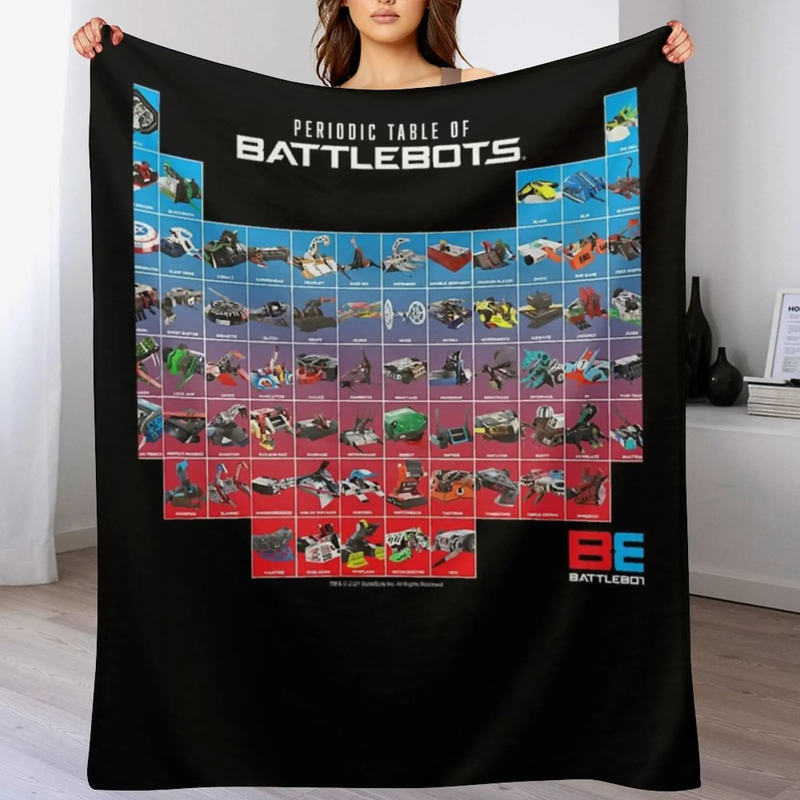 Battlebot Robots Robotics Bots Battlebots Logo Battlebots Design Battlebots Discount Dres Throw Blanket Hair Plush Blankets