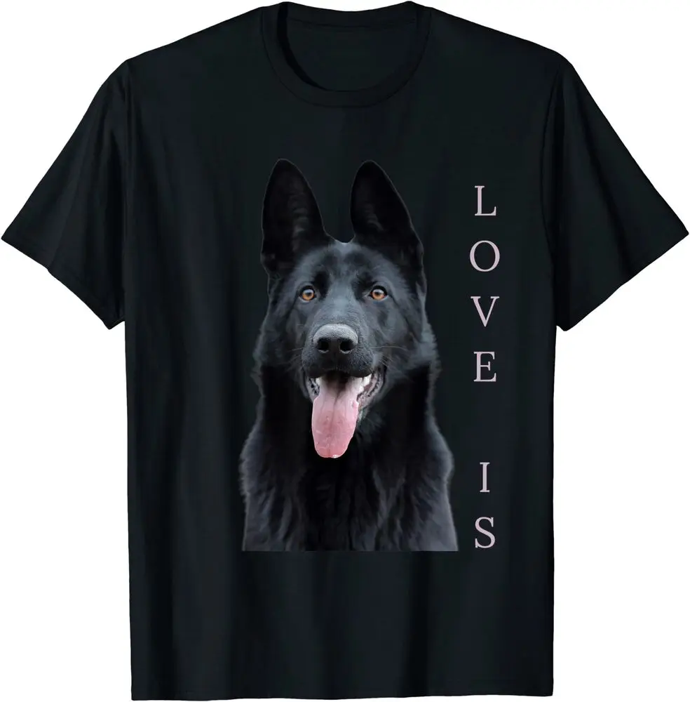 Black German Shepherd Shirt Shepard Dog Mom Dad Love T-Shirt Size S-5XL Anime Graphic T-shirts for Men Clothing Women Tees High