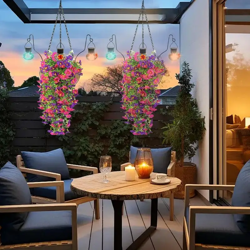 

Fake Flowers Outside Colorful Outside Fake Flowers With Bird Feeder Artificial Plants For Backyard Birding Spring Fall Front