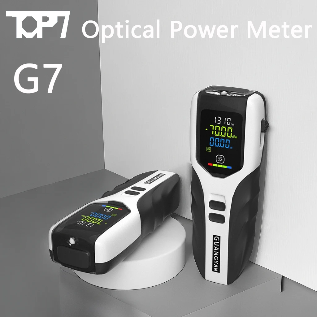 

NEW G7 High precision Rechargeable optical power meter Color LCD Screen fiber optic power meter handheld OPM