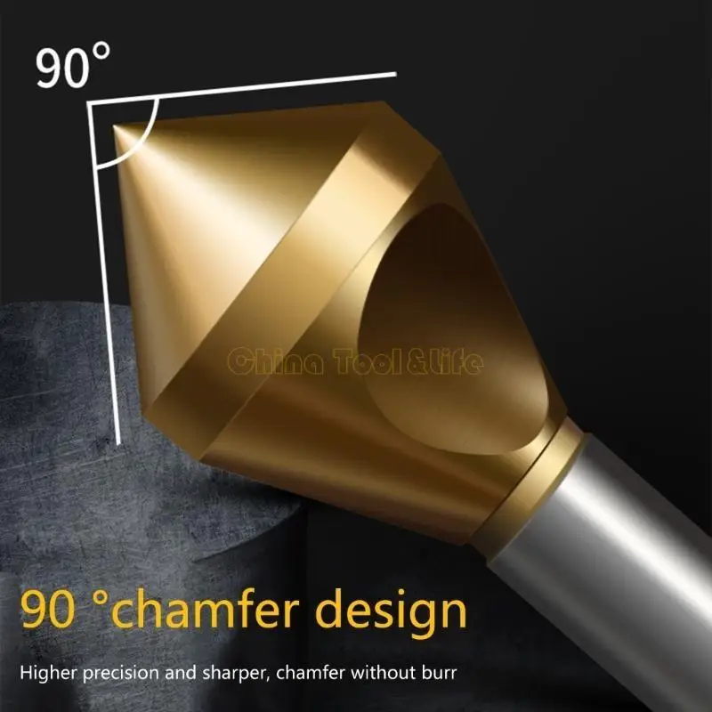 57QF 1PC M35 COBALT COBALTINK Deburring Chamfer Drill