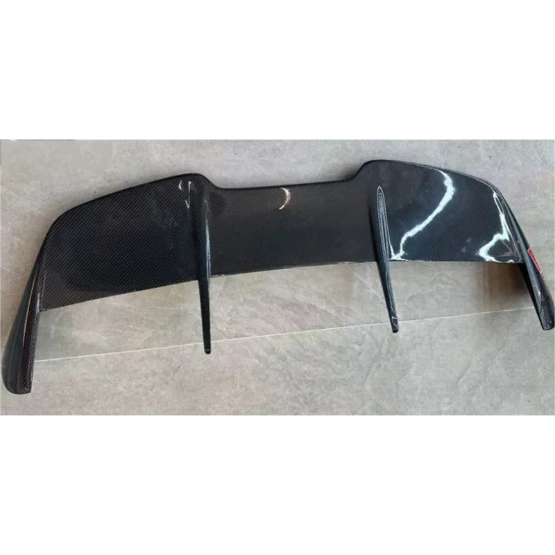 

High Quality Real Carbon Fiber Tail Wing Rear Trunk Lip Car Accessories Refit Decoration Spoiler Kit